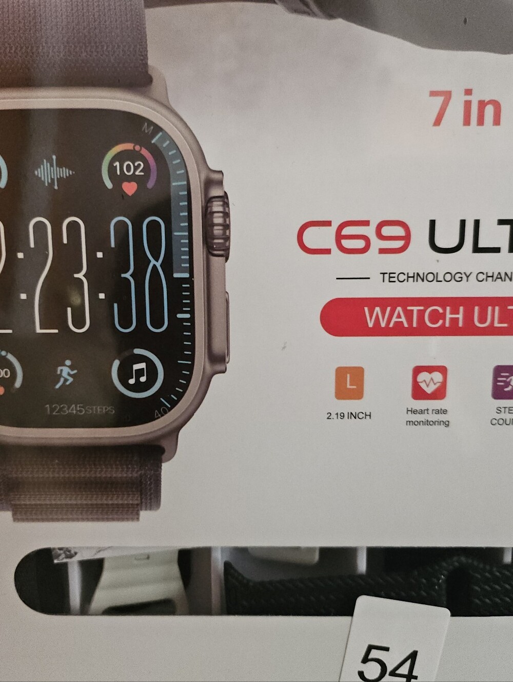 Ultra Smartwatch - Rose Pink